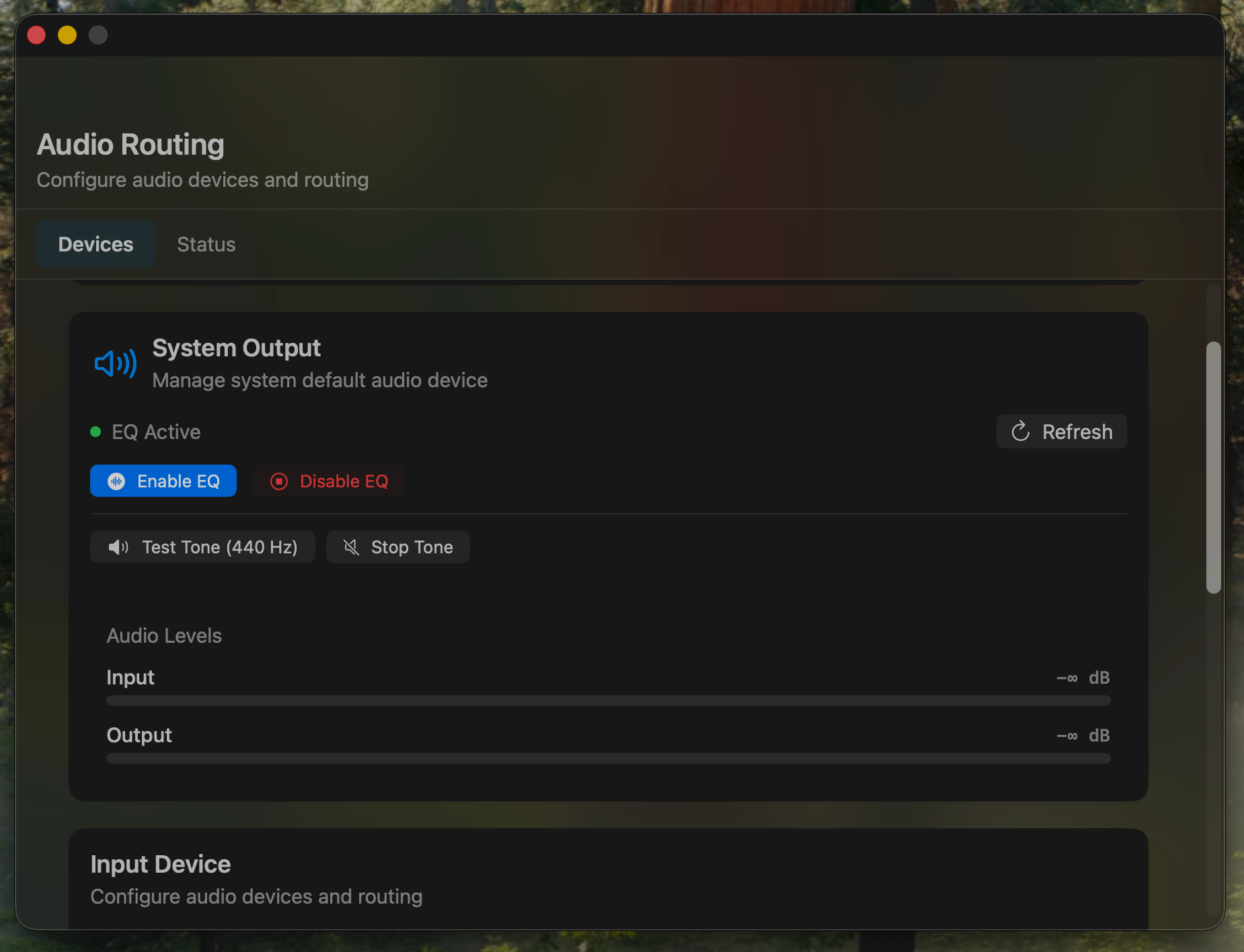 Audio routing